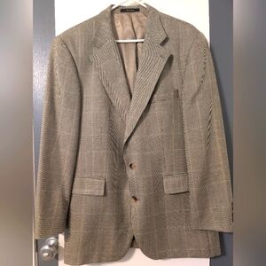 Chaps Ralph‎ Lauren Blazer English Countryside Design Browns and Cream Size 44 T
